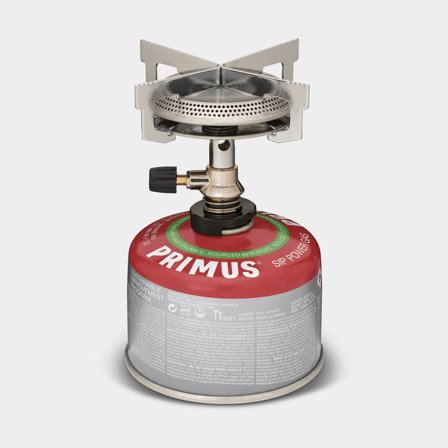 Cocina portátil de gas / cocina de tormenta Primus Mimer Duo Stove, 2800 W, con válvula Duo, + Gas de Verano (230 gramos)