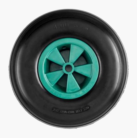 Biltema - Punkteringsfritt Solid Hjul 342 mm på Polypropylenfelg, Perfekt Erstatningshjul til Trillebår