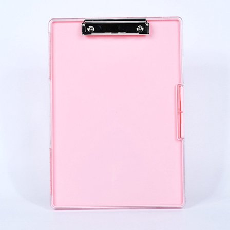 Skrivplatta med förvaringsficka Rosa 8,5 x 11 Sidöppningsmapp Kraftig dubbla fack Smidig skrivning för lärare Klassrumsstorlek 13,3 9,4 1,5