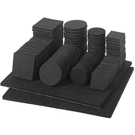 98 Stykker Filt Glideunderlag - Møbel Glideunderlag - Møbelpuder Kan Bruges Til Møbler, Borde Og Stole. Bedre Møbel- Og Gulvbeskyttelse, Stille Og Sh