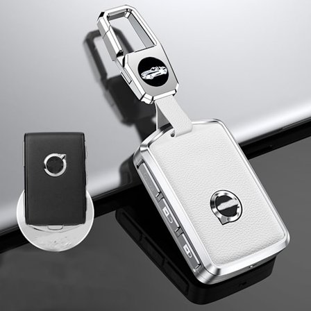 Volvo Smart Nøkkelring - Hvit - Passer for XC60 S90 S60 XC40 XC90 V60 V90