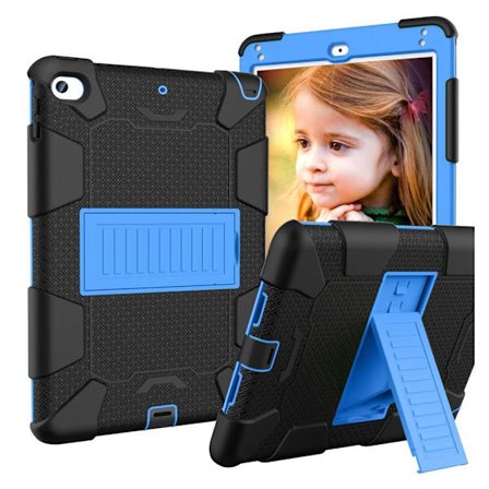 Tvåfärgat hybridfodral till iPad Mini (2019) - Svart / Blå