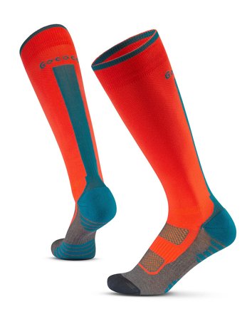 Gococo Compression Superior Strømpe Redorange L (40-45 cm around calf), Tøj & Bolig, Træningstøj, Træningssokker