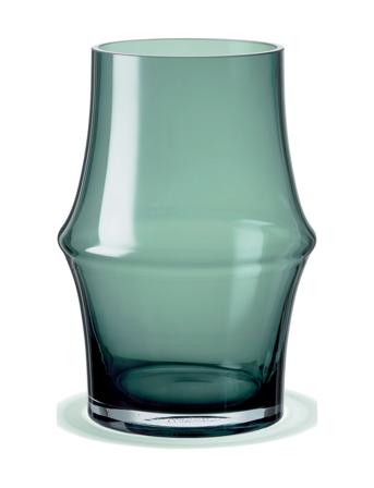 Arc Vase H21 Mørk Grønn Home Decoration Vases Grønn Holmegaard