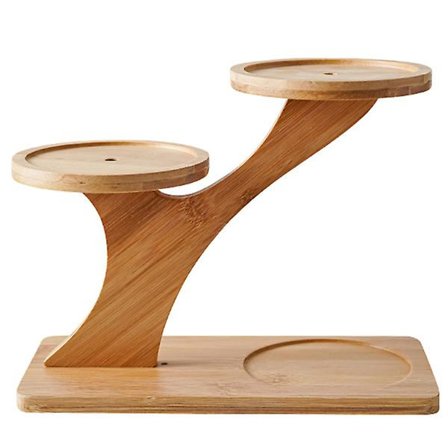 Plantestativ i flere niveauer, sukkulentepottestativ, indendørs potteplanteholder, vindueskarm blomsterhylde i træ