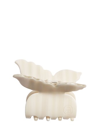 By Barb Butterfly Hair Clip White - Cream - ONE SIZE