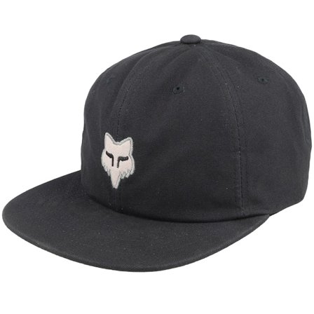 Fox - Schwarz snapback Cap - Alfresco Hat Black Strapback @ Hatstore