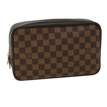 Louis Vuitton Vintage Pre-owned Canvas clutches Brun, Dame Vintage Tasker, Størrelse: ONE Size