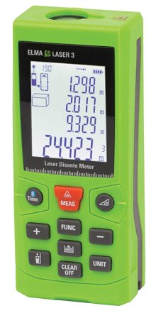 Elma Laser 3 Avstandsmåler med vinkelmåler, Bluetooth, Laserinstrumenter