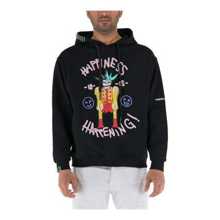 Vision OF Super, Pappt sweatshirt Zwart, Heren, Maat:XS