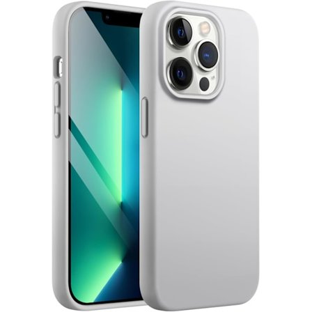 Skal för iPhone 13 Pro Max 6,7 tum, Silkeslen mjuk beröring Full Body Skal, Stöttåligt skal med mikrofiberfoder