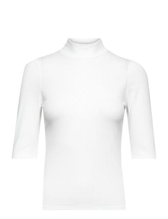 Top Adalmina Rib T-shirts & Tops Short-sleeved Vit Lindex