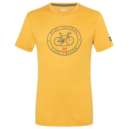 Super.natural Men's La Maquina Tee Men short-sleeved sweaters Yellow S