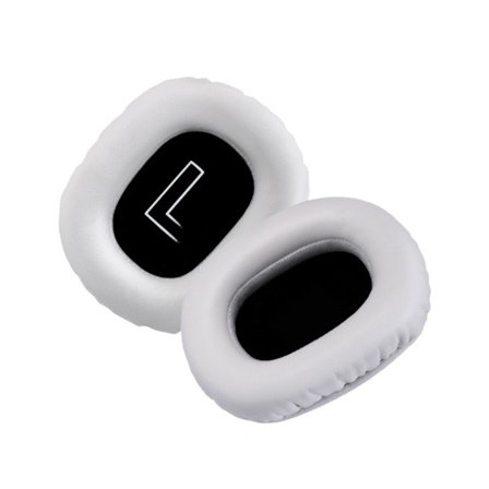 Replacement Protein Leather Ear Pads for Logitech G PRO X 2 kompatibel Over-Ear Headset Cushions (2 pcs) White