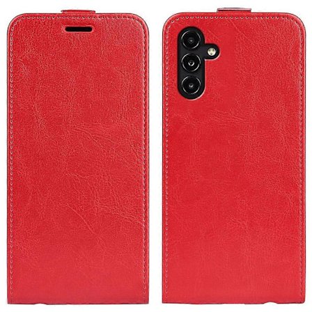 Til Samsung Galaxy A14 5G R64 Tekstur Vertikal Flip Læder Telefon Cover