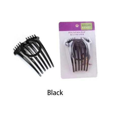 2 STK Fluffy Hair Comb Hair Clip SORT