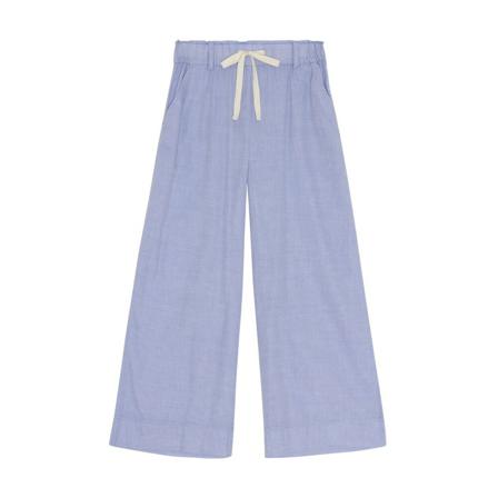 Moshi Moshi Mind, Flow Pants Chambray Blauw, Dames, Maat:L