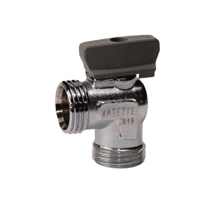 Vatette FG074050308 Kulventil med vred i vinkel, utvändig gänga, Installation