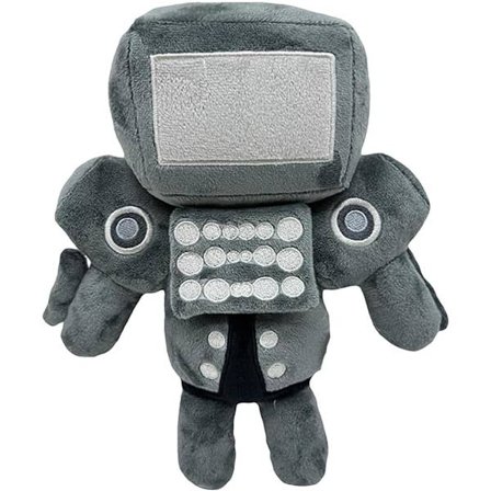 Toilet Man -pehmolelu, päivitetty Titan TV Man -pehmoeläin hauska pehmeä anime