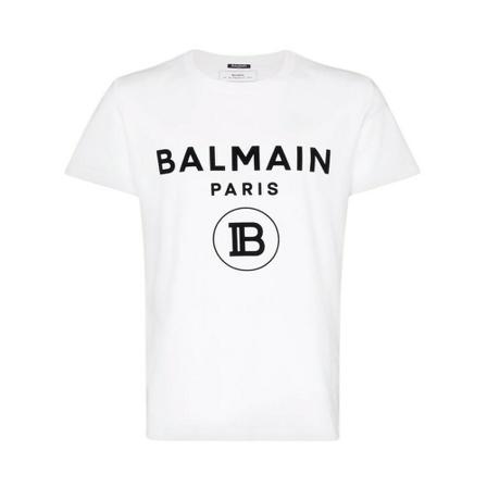 Balmain T-Shirts Hvid, Herre