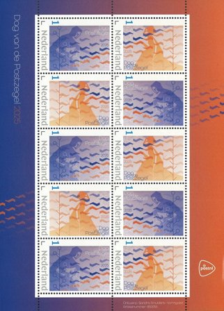 Holland - Frimærkets dag 2025 - Postfrisk ark