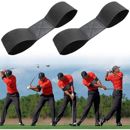 2 stk. golf svingtreningsassistent armstropp trener golf