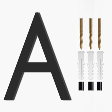 Adresse Store moderne døralfabet Flytende husnummerbokstaver