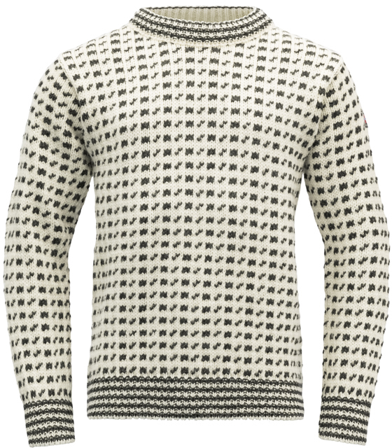 Devold Original Islender Crew Neck Offwhite/Anthracite