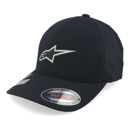 Alpinestars - Svart flexfit Keps - Ageless Reflex Wp Hat Black Flexfit @ Hatstore