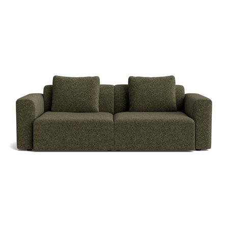Como XL 2-Sitzer-Sofa in Anthology Grün, schlichtes Design, bequeme Rückenkissen für hohen Sitzkomfort, modernes Polstersofa, Breite 83cm
