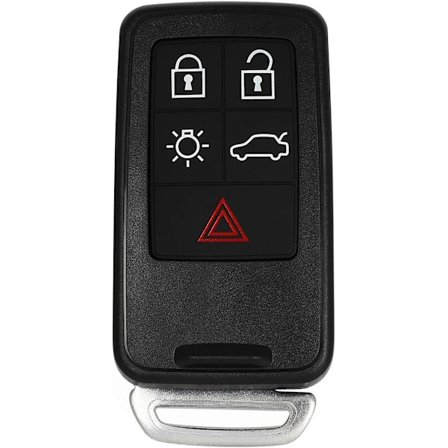 Nøglefri adgang Fjernbetjening Nøgle FOB SHELL CASE Udskiftning til 5 knapper Uskåret bilnøgle til Volvo S60 11-13 S80 07-13 V70 08-13 XC60 10-13