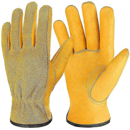 Hagehansker i skinn, hagehansker, stikk- og kuttesikre P