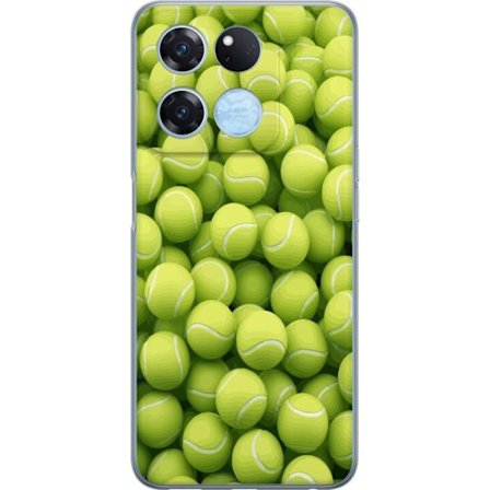 Kompatibel Mobilcover til OnePlus OnePlus Ace Racing Mønster af grønne tennisbolde i høj detalje, sporty motiv med gentagende tekstur og stærke fa