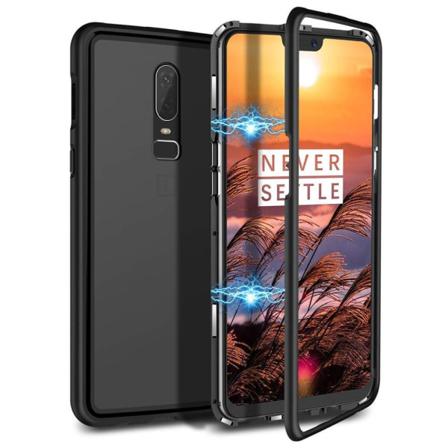 Oneplus 7 Magnetiskt Stöttåligt Skal - Svart Svart