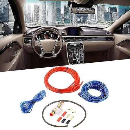 800W 8GA Auton Audiovahvistimen Subwoofer-johtosarja Sulakejohto Kaapelisarja