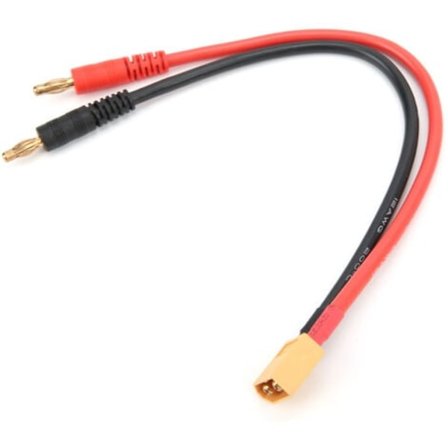 XT60 Plugg til Bananplugg Hannkontakt Adapter 4.0mm 4mm Bullet Hannkontakt med 12AWG 20CM Kabel Adapter og kontakt for lavstrømskabel/NC/