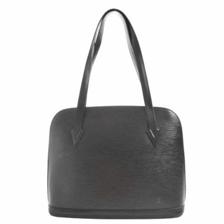 Louis Vuitton Vintage, Pre-owned Bag Zwart, Dames, Maat:ONE Size,leather