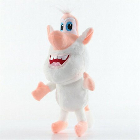 Booba Buba Blødt plyslegetøj Hvid grisdukke Børnejulegaver_y