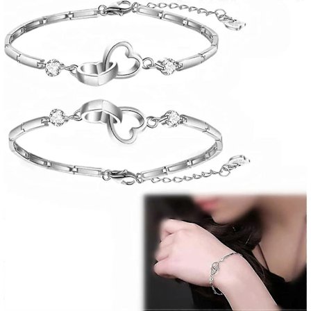 Soul Sister Hjärta Armbånd, Kærlighed Hjärta Armbånd Til Kvinder, Soul Sister Armbånd, Søstre i Hjärta, Til Hendes Kæreste Mor Bedste Ven Søstre -...