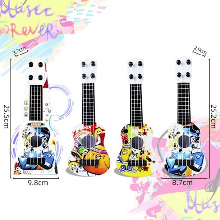 Simulering gitar mini ukulele B B