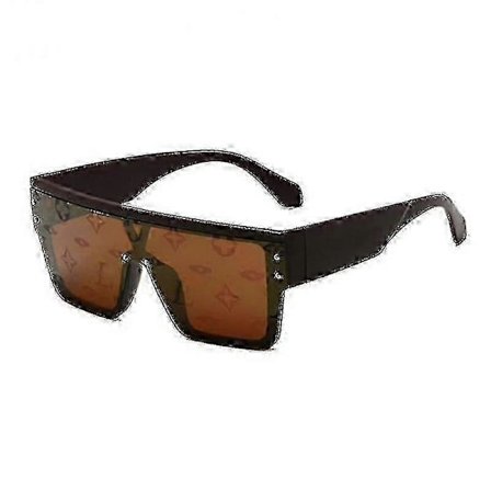 1583 Anti-ultraviolet Solglasögon Fläkt Enkla Glasögon Stor Ram Spot L Hem Solglasögon-XinHan