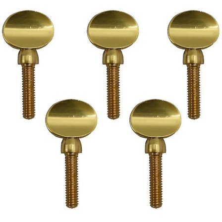 5 stk. Guld Kobber Klarinet Saxofon Sax Halsstrammeskruer Sopran Alt Tenor Træblæsningsinstrument