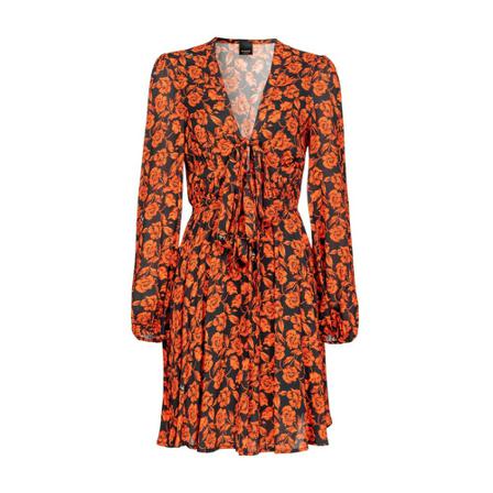 Pinko - Klänningar - Orange - Dam - Storlek: Xs, Dam, Storlek: XS
