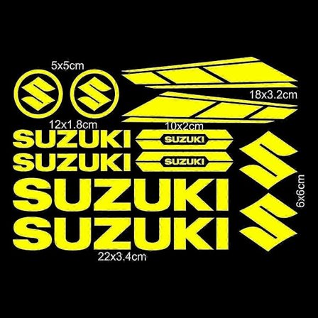 Til Suzuki Klistermærker Mærkater Tank Logo Sæt Hjelm Emblem Vinyl Kit