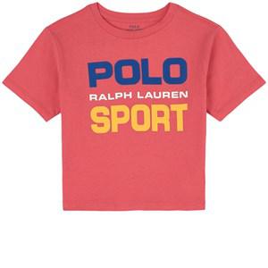 Kids - Ralph Lauren Pink Logo T-Shirt S - Tops - S - Pink - Junge