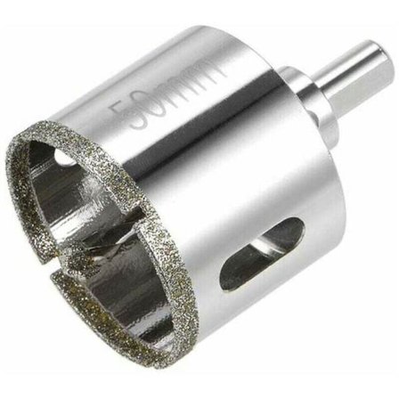 Diamant hul sav til glas, keramik, porcelæn, fliser - 50 mm