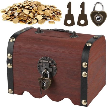 MH-Skattekiste - Vintage treskiste - Liten pirat