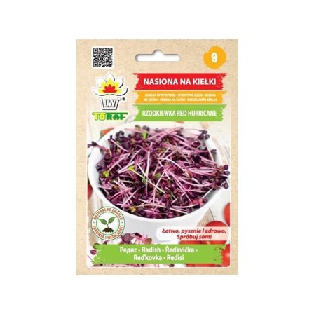 Microgreen Retiisi Red Hurricane