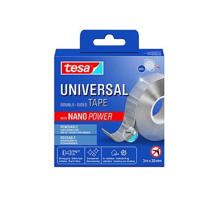 TESA MONTERINGSTAPE NANO POWER 3MX30MM