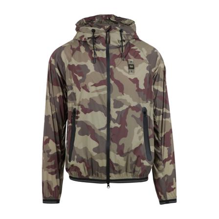 Blauer, Jacket Groen, Heren, Maat:S,nylon,Camouflage